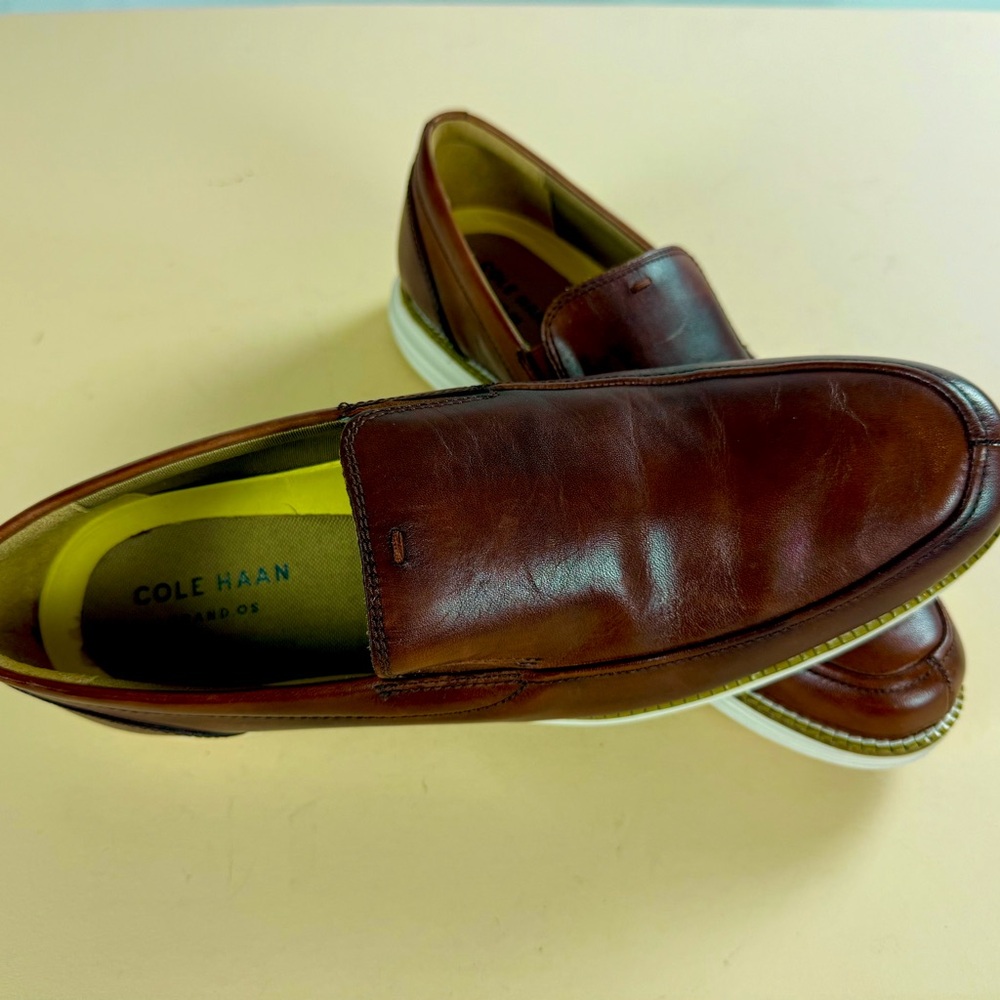 Men's Cole Haan Brown Leather Loafers 10M NWOT
